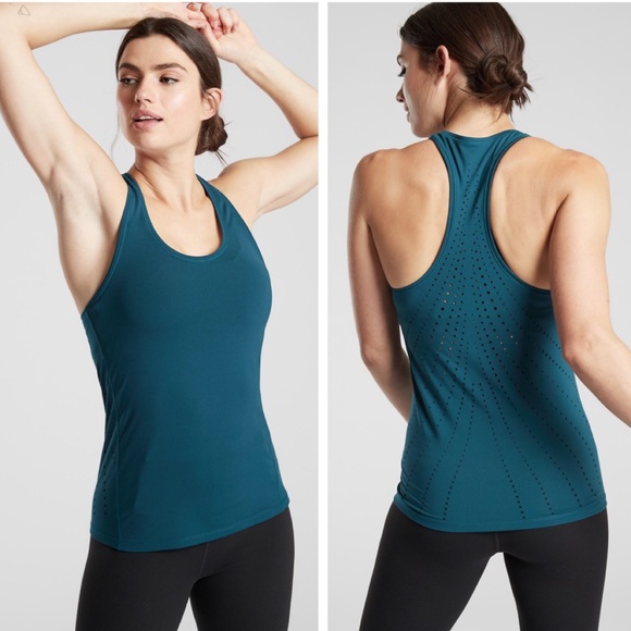 Athleta Tops - NWOT ATHLETA Shanti Laser Cut Top
